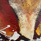 Original Abstract Oil Painting “Radiant Core” by Alena Kalen Framed Modern Art