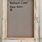Original Abstract Oil Painting “Radiant Core” by Alena Kalen Framed Modern Art