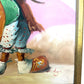 Oil Painting Clown Musician Signed L. Angeli Colorful Figurative Art Circus