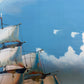 K. Dossi Oil Painting Sailing Ship Seascape Signed Maritime Art Ocean Nautical
