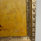 African Tribal Figure Oil Painting Textured Modern Ethnic Wall Art Framed
