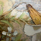 Vintage Ramon Textured Floral Still Life Painting Lilies Framed Canvas Art