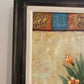 Original Floral Oil Painting “Golden Bloom” by Alena Kalen Framed Textured, COA