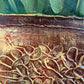 Original Floral Oil Painting “Golden Bloom” by Alena Kalen Framed Textured, COA