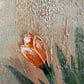 Original Floral Oil Painting “Golden Bloom” by Alena Kalen Framed Textured, COA