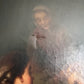 Large Antique European Oil Painting 19th Century Interior Genre Scene Children