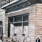 Cafe de Paris Framed Textured Canvas Print – French Bistro Scene – 20"x28"