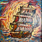 Serg Graff "Aurora" Original Acrylic Painting Nautical Ship Seascape Art, COA