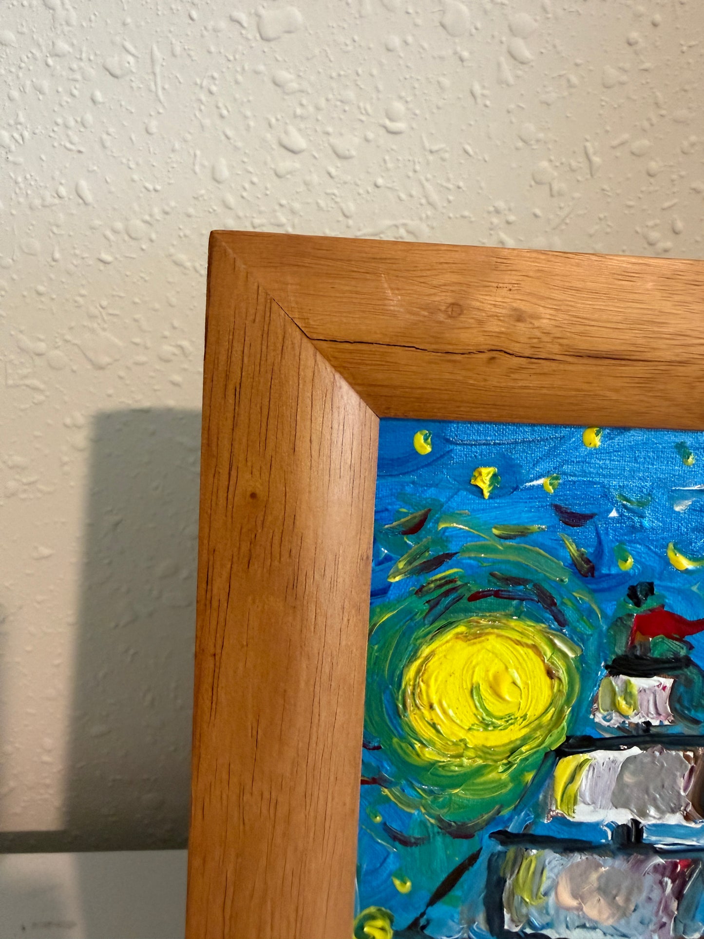Serg Graff "Luna Maris" Seascape Acrylic Painting Moonlit Ship Nautical Art