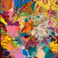 Serg Graff "Fabric of Joy" Abstract Painting Acrylic on Canvas Framed Art, COA