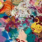 Serg Graff "Fabric of Joy" Abstract Painting Acrylic on Canvas Framed Art, COA