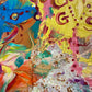 Serg Graff "Fabric of Joy" Abstract Painting Acrylic on Canvas Framed Art, COA