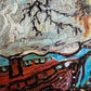 Pirate Ship of Destiny by Serg Graff Acrylic Painting Framed Nautical Art, COA