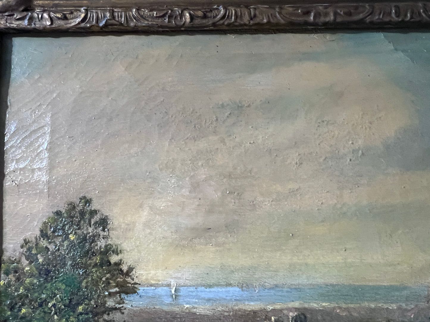 Dutch Artist Hendrick Hulk (1842-1937) Antique oil painting on canvas, Landscape