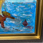 Original painting on canvas by Serg Graff, Skipper "Sea Wolf", seascape, COA