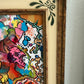 Set of 2 Abstract Paintings by Serg Graff "Flower Fairy" | "Mr Umbrella" Framed