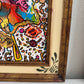 Set of 2 Abstract Paintings by Serg Graff "Flower Fairy" | "Mr Umbrella" Framed