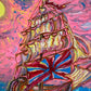 Serg Graff “Manifesto” Original Painting, Fantasy Ship Seascape, Nautical Art