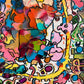 Serg Graff "Find Mr. Squiggle" Abstract Acrylic Painting Framed Outsider Art COA