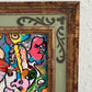 Serg Graff "Find Mr. Squiggle" Abstract Acrylic Painting Framed Outsider Art COA