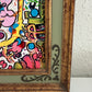 Serg Graff "Find Mr. Squiggle" Abstract Acrylic Painting Framed Outsider Art COA