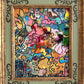 Serg Graff "Sleeping City" Abstract Acrylic Painting Framed Outsider Art COA