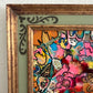 Serg Graff "Sleeping City" Abstract Acrylic Painting Framed Outsider Art COA