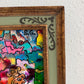 Serg Graff "Sleeping City" Abstract Acrylic Painting Framed Outsider Art COA