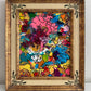Serg Graff "The Relatives" Abstract Acrylic Painting Framed Outsider Art COA