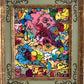 Serg Graff "Pets" Abstract Acrylic Painting Framed Outsider Art COA