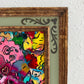 Serg Graff "Pets" Abstract Acrylic Painting Framed Outsider Art COA