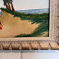 Magic Umbrella Beach Scene Painting by Serg Graff | Original Framed, COA