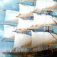 Vintage Oil Painting Tall Ship Seascape Signed K. Dossi Maritime Marine Art