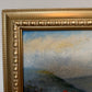 Vintage Impressionist Landscape Oil Painting Floral Meadow Countryside Scene
