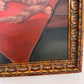 Signed Oil Painting of Three Cats, Cat Lover Wall Art, Framed Feline Portrait