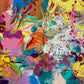 Serg Graff "Fabric of Joy" Abstract Painting Acrylic on Canvas Framed Art, COA