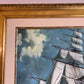 Original Oil painting on canvas, seascape, Sailing Ship, signed, framed