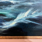 Large Sailing Ship Oil Painting "Sea Wanderer" Maritime Seascape, Signed Framed