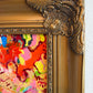 Serg Graff "Orange Dog" Abstract Painting Acrylic on Canvas Framed Art, COA