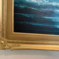 Roal English Seascape Oil Painting Vintage Ocean Waves Coastal Marine Art