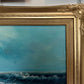 Roal English Seascape Oil Painting Vintage Ocean Waves Coastal Marine Art