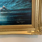 Roal English Seascape Oil Painting Vintage Ocean Waves Coastal Marine Art