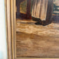 Antique 1913 Venetian/Italian School Canal Scene V. Campiniz Figures Landscape