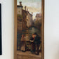 Antique 1913 Venetian/Italian School Canal Scene V. Campiniz Figures Landscape