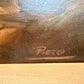 Large Vintage Coastal Seascape Oil Painting Signed Pierro Ocean Waves Framed