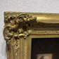 Original Antique 19th century oil painting on canvas Genre scene, Gorgeous Frame