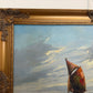 Gerhard Lukas Larsen (German 1911-1965) Oil canvas Vintage, Maritime, Seascape