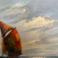 Gerhard Lukas Larsen (German 1911-1965) Oil canvas Vintage, Maritime, Seascape