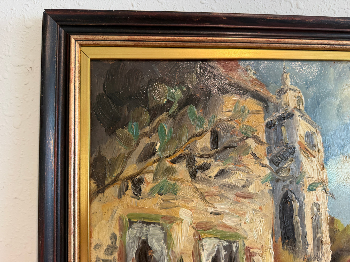 Carl Johan Allan Åsberg (1907-1952) Swedish Oil Painting Paris Street Scene