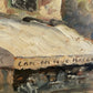 Carl Johan Allan Åsberg (1907-1952) Swedish Oil Painting Paris Street Scene